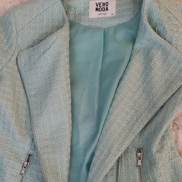 🌻 Textured pale green vera moda blazer/jacket - Picture 5 of 5